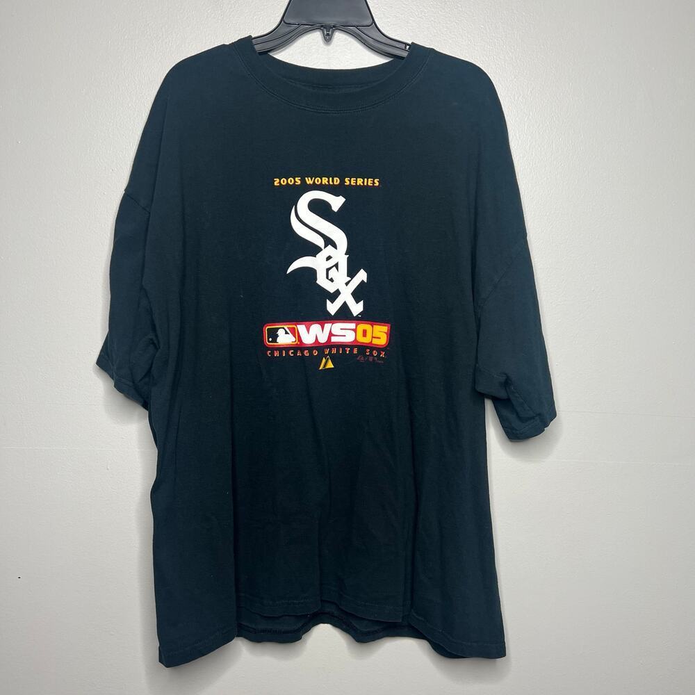 VTG Chicago White Sox 2005 World Series Champions T Shirt 2XL Southside MLB WS05